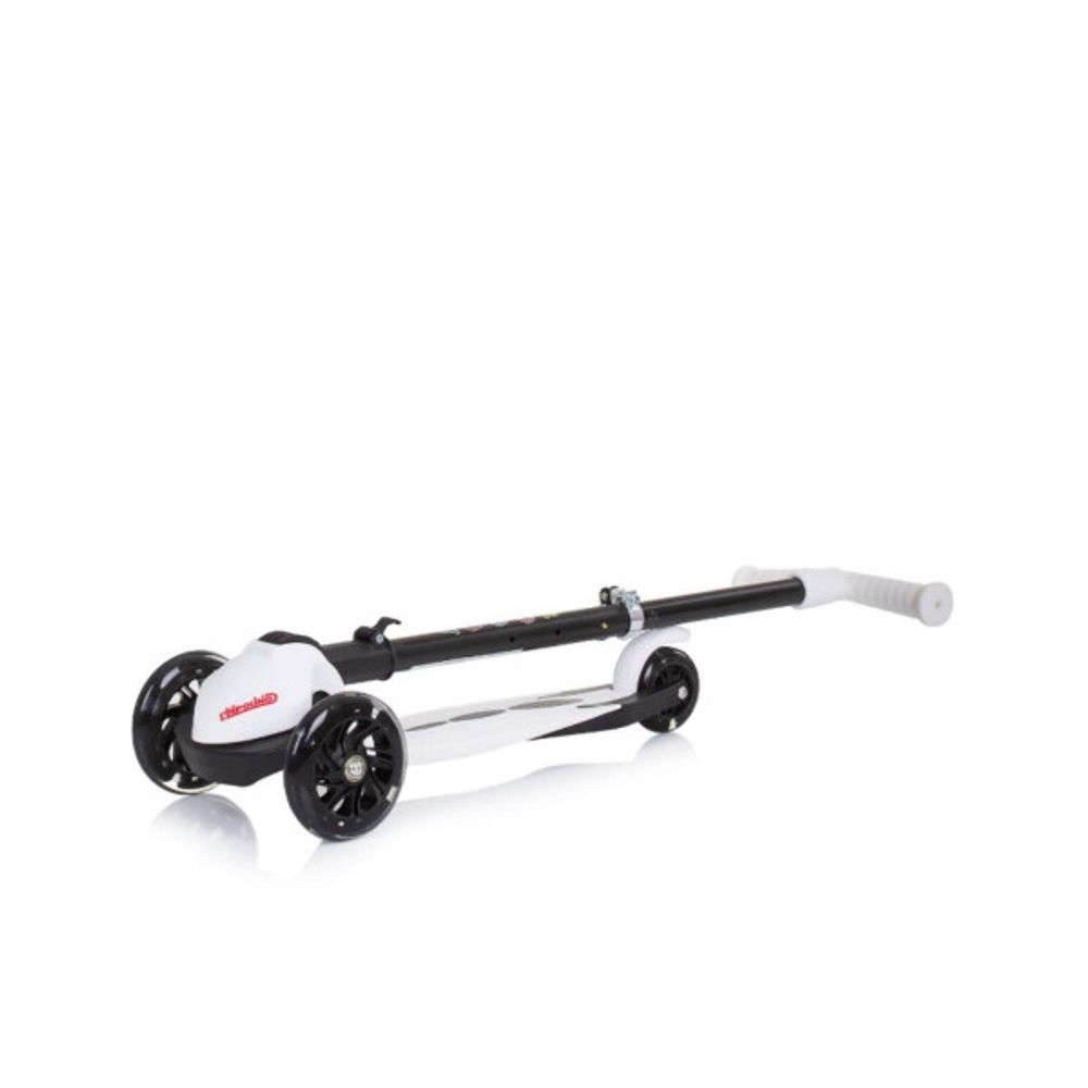 Chipolino Romobil sa LED svjetlećim točkovima Robby White Dsrob0236Wh slika 3