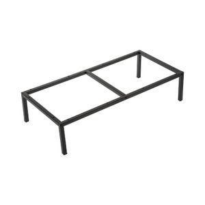 Five modul za policu sa nogarama 67 x 29 x 15.2 cm, metal, crna