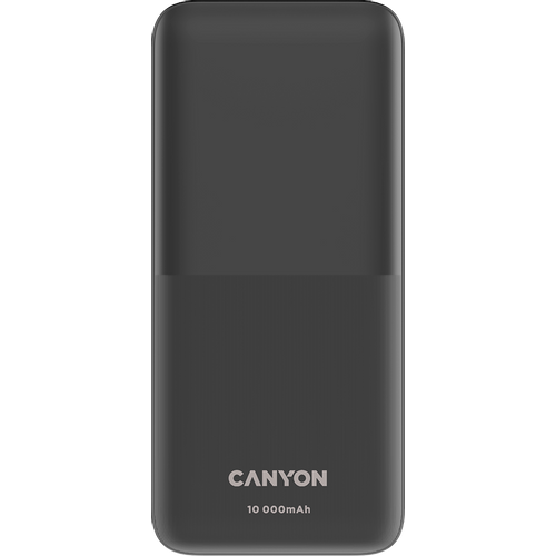 CANYON PB-1010, Power bank 10000mAh Li-pol battery with 2pcs Build-in Cable, Input: TYPE-C: 5V3A/9V2A 18WMicro USB: 5V2A/9V2A 18W Output: TYPE-C: 5V3A/9V2.2A 20WUSB-A: 4.5V5A ,5V4.5A, 5V3A,9V2A ,12V1.5A 22.5WTYPE-C cable: 4.5V5A ,5V4.5A, 5V3A, slika 1