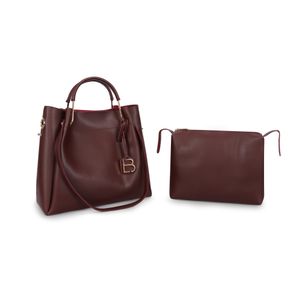 Elegantna Claret Red Torba preko Ramena