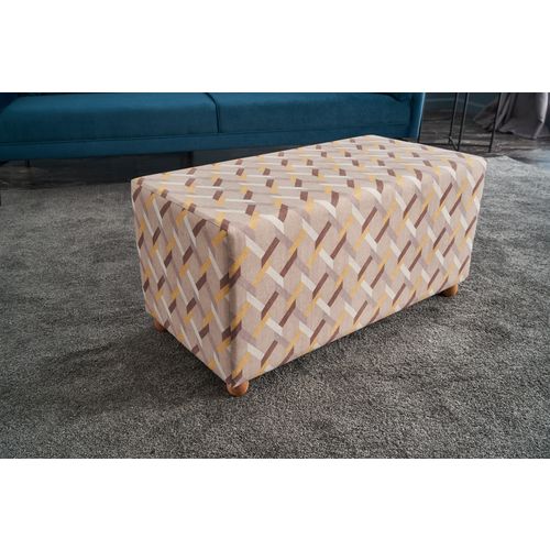 Perla Puf Uzun Multicolor Pouffe slika 1