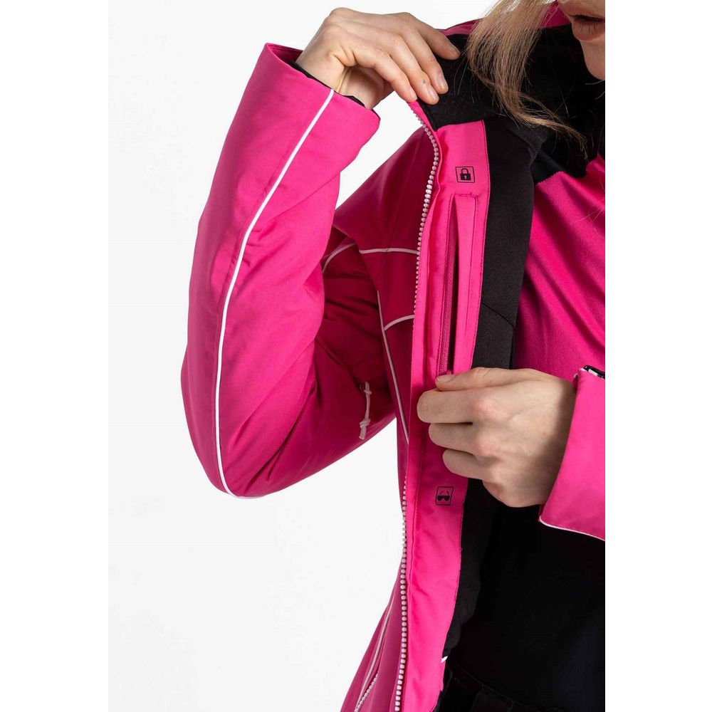 Dare2B Ženska jakna za skijanje Line, Pure Pink slika 5