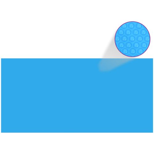 Pravokutni plavi bazenski prekrivač od PE 450 x 220 cm slika 30
