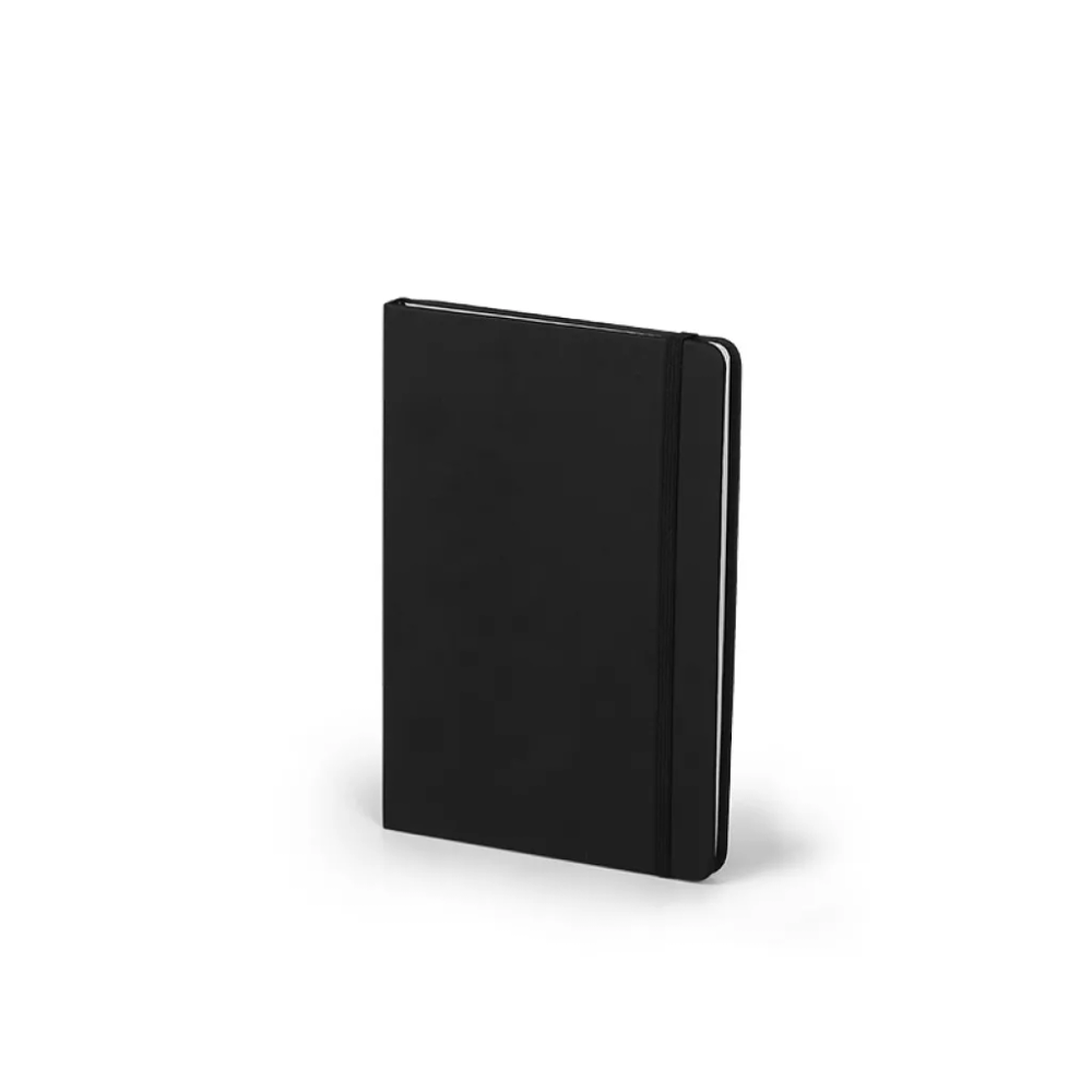 NOTE, notes A5 sa elastičnom trakom,crni slika 1