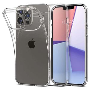 Spigen Liquid Crystal Case prozirna gel maska za iPhone 13 Pro Max