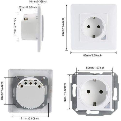 SMART-WALL GMB WiFi WiFi Tuya Pametna zidna suko uticnica, staklena ploca Alexa Google Yandex, Alice slika 5