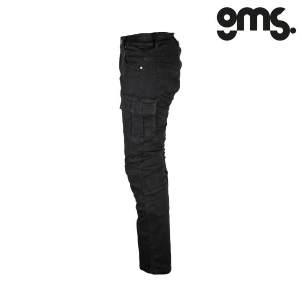 Pantalone - hlače za motor GMS Lizard Cargo - Crne vel.36/30 slika 3