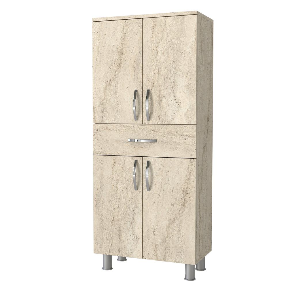 Arizona 4 Doors Travertine Bathroom Cabinet slika 4