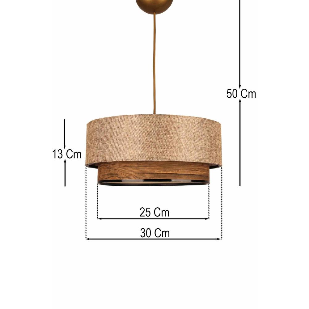 Luster BK149 - Smeđa boja slika 3