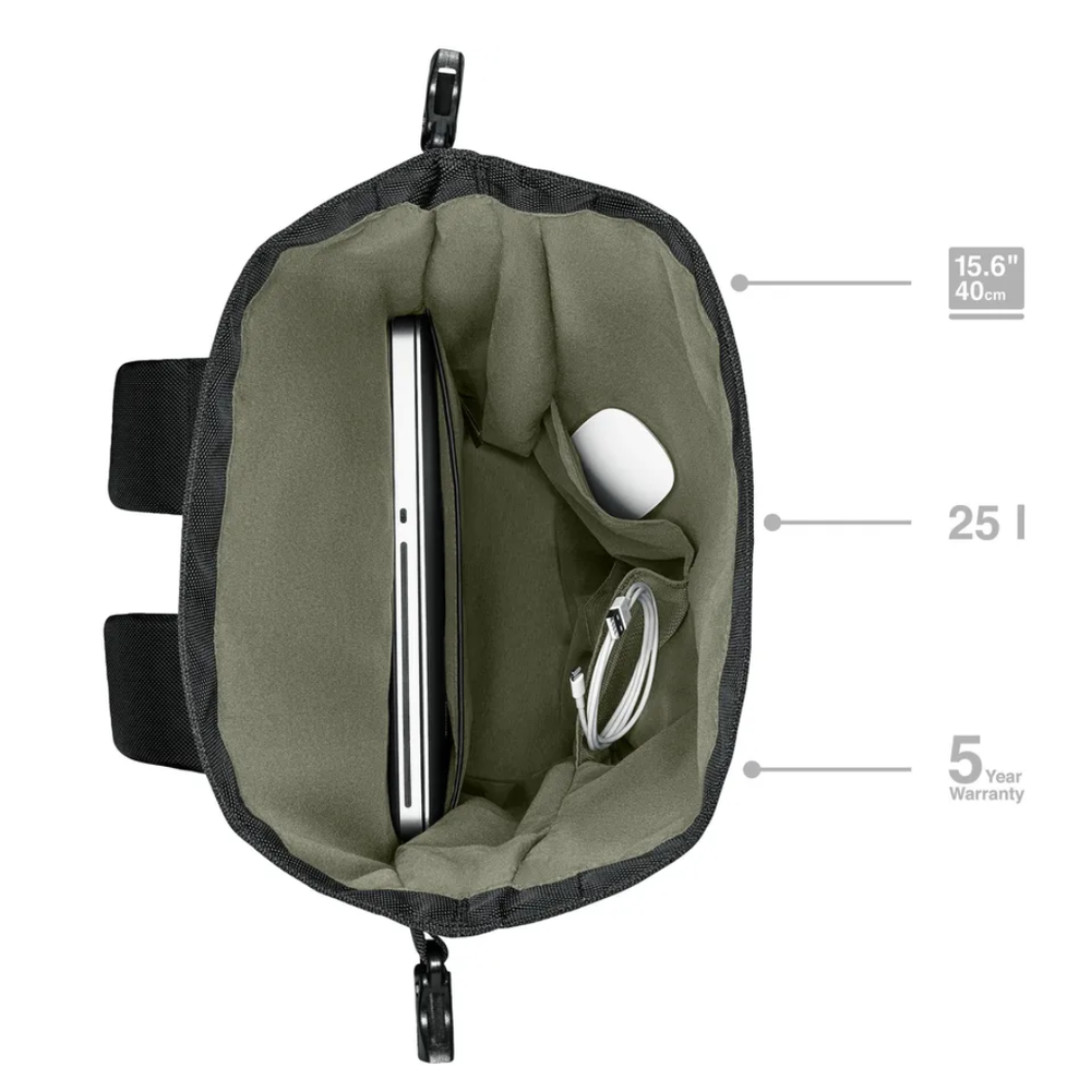 Wenger ranac roll-up za laptop 15.6" Urban One 653890, crni slika 2