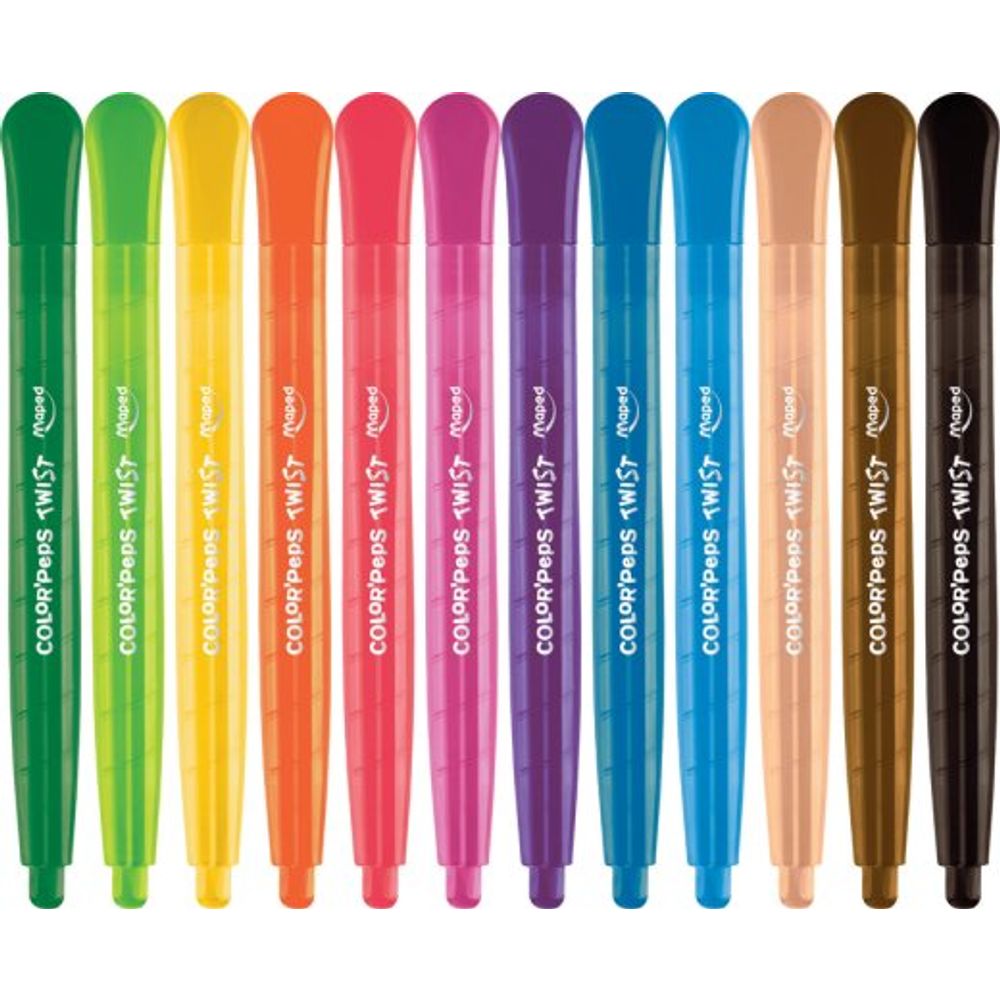 Maped voštane boje Color'Peps Twistable 12/1 s twist mehanizmom slika 2