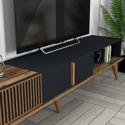 Woody Fashion TV jedinica, Milan TV - Walnut, Anthracite slika 5