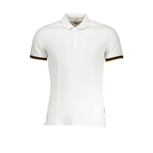 K-WAY MEN'S WHITE SHORT SLEEVED POLO SHIRT slika 1