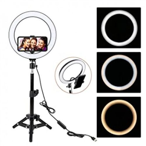 LED Ring Lamp 18" with stand slika 3