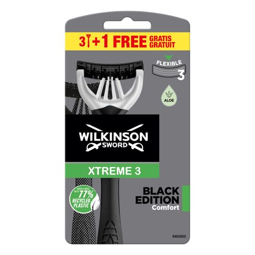 Wilkinson brijač Xtreme 3 active black  3+1 gratis slika 1