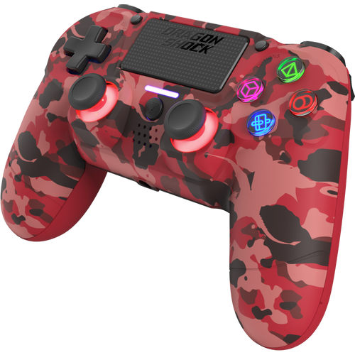 DRAGONSHOCK MIZAR WIRELESS CONTROLLER RED CAMO PS4, PC, MOBILE slika 5