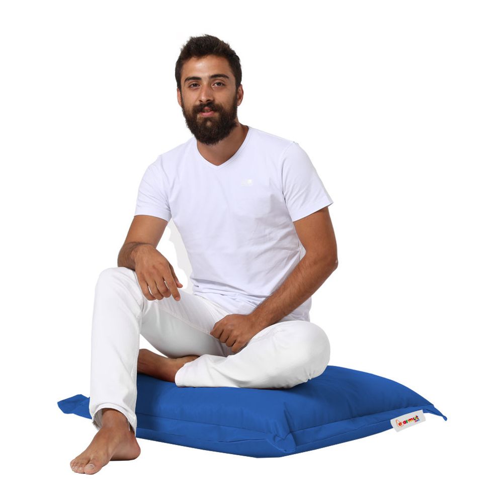Cushion Pouf 70x70 - Plavi Baštenski Jastučić slika 3