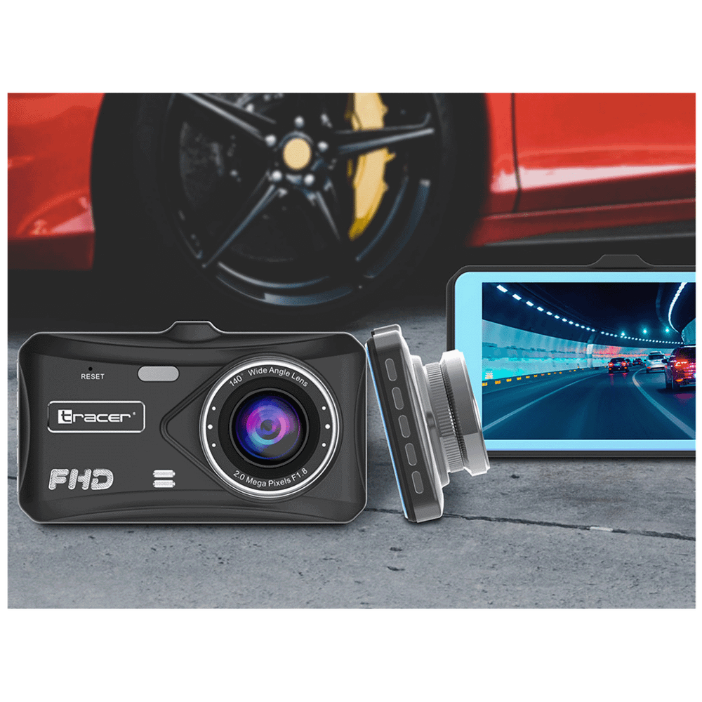 Tracer Auto kamera, 2 Mpxiel, 4" LCD, FullHD, microSD, G-senzor - 4TS FHD CRUX DASH CAM slika 6