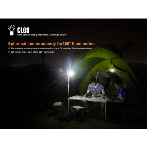 Fenix svjetiljka za kampiranje LED CL09 slika 10