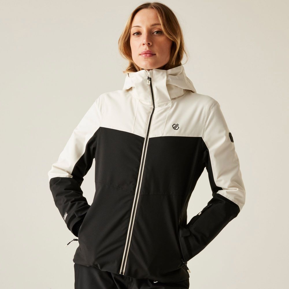 Dare2B Ženska jakna Iced, Egret/Black slika 3