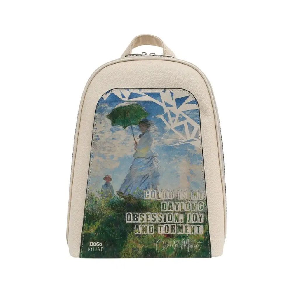 DOGO Ženski ruksak Tidy Bag Claude Monet Woman With a Parasol slika 1