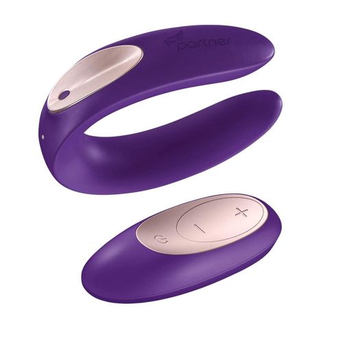 Satisfyer Double Partner Plus Vibrator sa daljinskim upravljačem slika 1