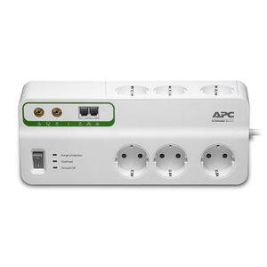 Essential SurgeArrest, 230V, 6XŠuko, 2xUSB 2.4A, APC PM6U-GR