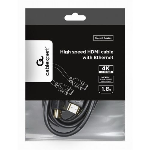 Gembird CC-HDMI4L-6 MONITOR Cable, High Speed HDMI 4K with Ethernet, HDMI/HDMI M/M, Gold Plated, CCS, 1.8m slika 2