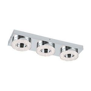 Eglo Fradelo zidna/stropna/3, led, 3x4w, krom/kristal 