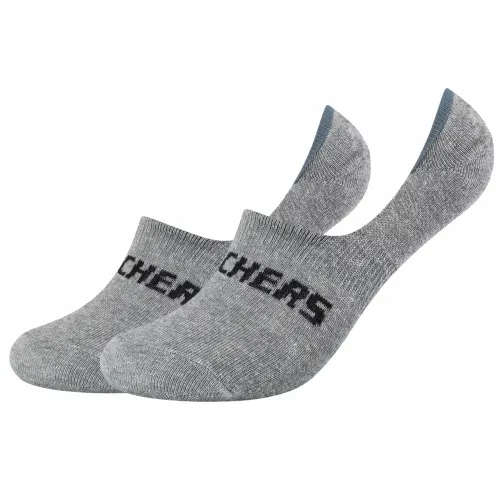 Skechers 2ppk mesh ventilation footies socks sk44008-9300 slika 1