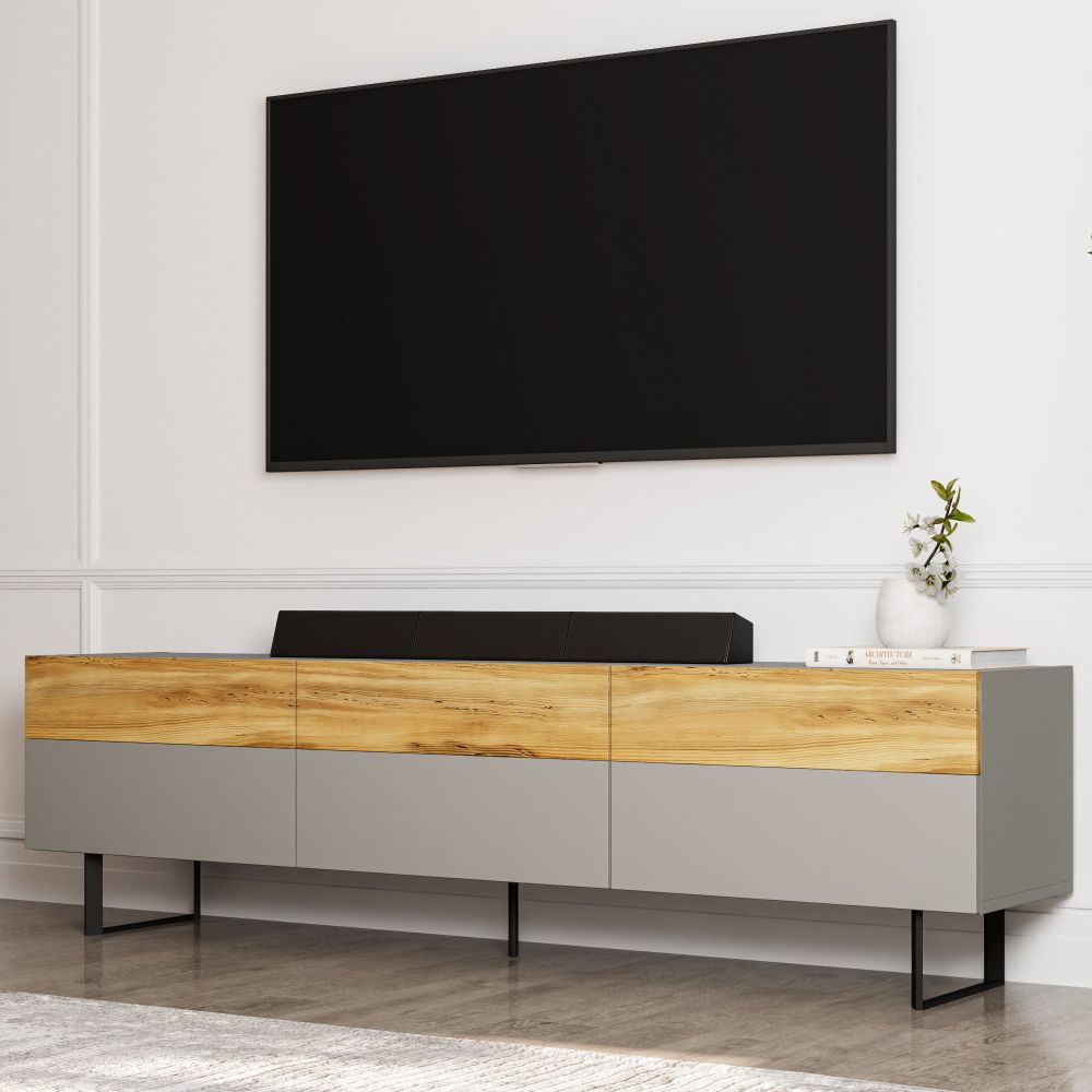 Sign - Sivi, Hrast Sivi TV Stalak slika 3