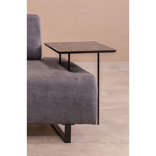 Atelier Del Sofa Infinity with Side Table - Anthracite Anthracite 3-Seat Sofa-Bed slika 2