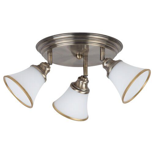 Rabalux Grando plafonska lampa E14 3x40W bronza/bela Kupatilska rasveta slika 1