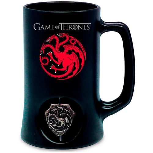 Game of Thrones logo 3D Targaryen šalica slika 1