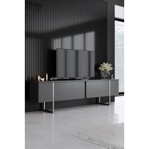 Luxe - Anthracite, Silver AnthraciteSilver TV Unit