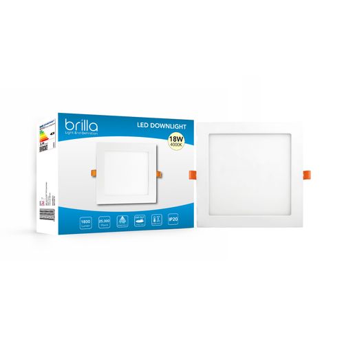 LED SLIM UGRADBENI PANEL KVADRATNI 18W slika 2