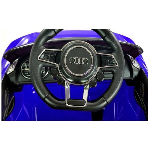 Licencirani auto na akumulator Audi R8 Spyder - plavi/lakirani slika 4