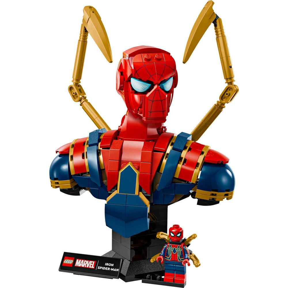 LEGO 76326 Iron Spider-Man Bust slika 2