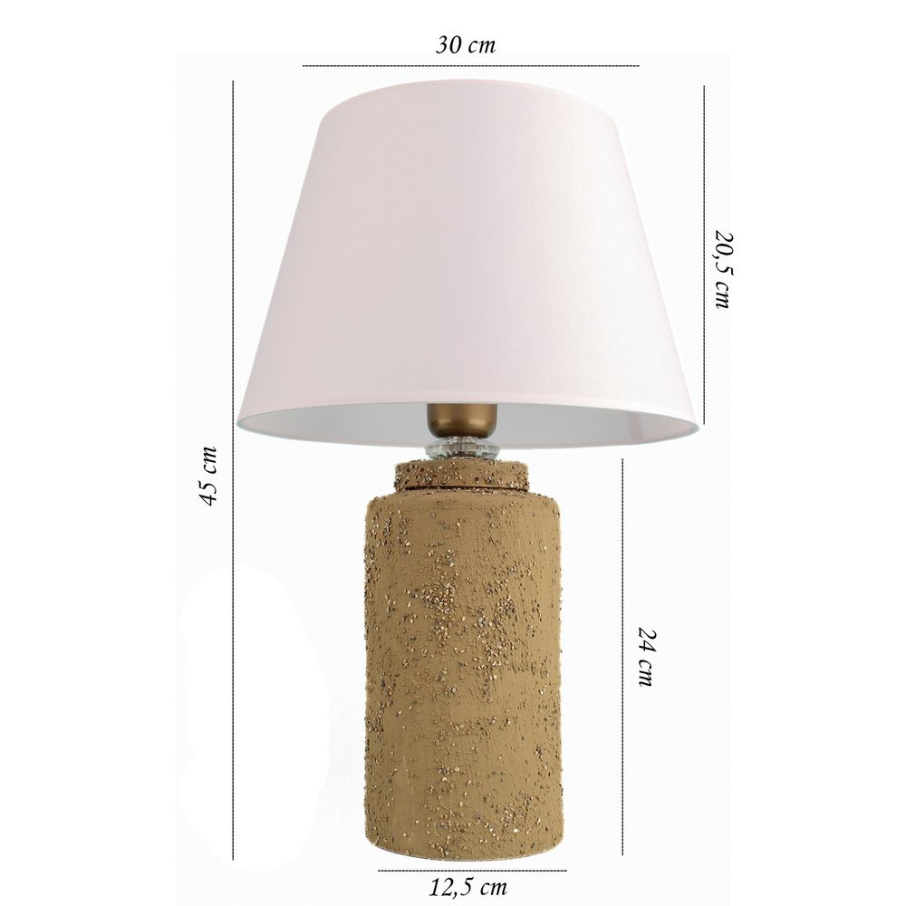 YL703 Bež i Bijela Stočna Lampa slika 3