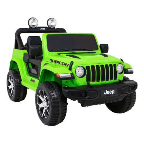 Licencirani auto na akumulator Jeep Wrangler Rubicon 4x4 - zeleni slika 9