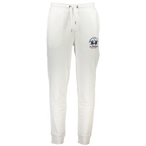 LA MARTINA WHITE MEN'S TROUSERS