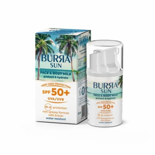 Burra Sun Face&Body milk SPF50+, 50ml slika 1