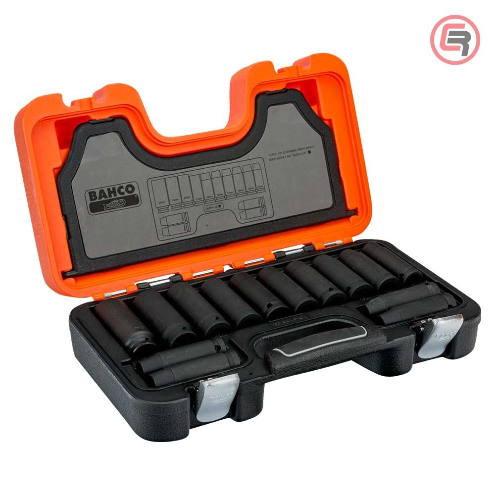 Bahco Garnitura Nasadnih Ključeva Udarnih 1/2" Dugih 10-27mm/ 14 dijelna - DD/S14 slika 1