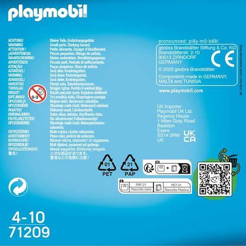 Playset Playmobil 71209 13 Dijelovi Hokejaš Duo slika 3