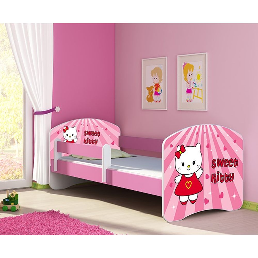 ACMA Dječiji krevet Acma II Pink - 180x80cm - Dezen 15 slika 1