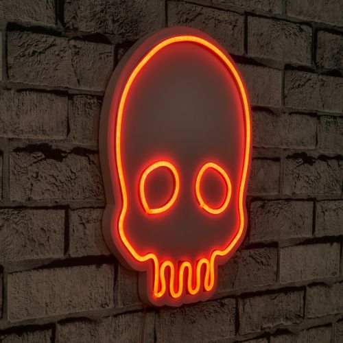 Wallity Ukrasna plastična LED rasvjeta, Skull - Red slika 10