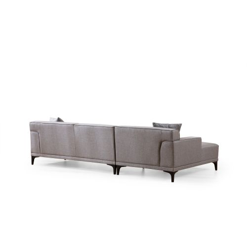 Atelier Del Sofa Kutna garnitura, Svijetlo siva, Petra L Corner - Light Grey slika 7