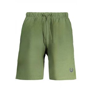 GIAN MARCO VENTURI MEN'S GREEN SHORT PANTS