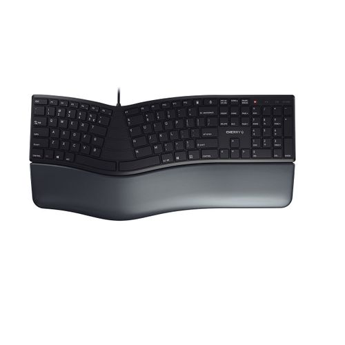 Cherry KC-4500 ergonomska tastatura, USB, YU, crna slika 1