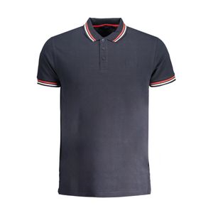 CAVALLI CLASS MEN'S SHORT SLEEVED POLO SHIRT BLUE